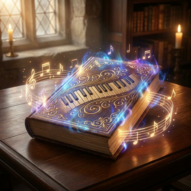 The Secret Piano Book — interactive multicultural music storybook
